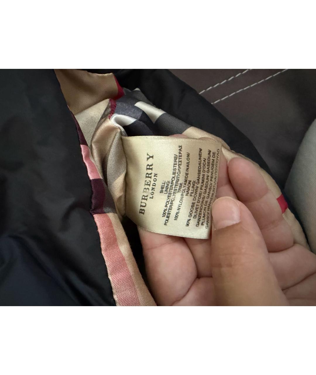 BURBERRY Черный жилет, фото 8