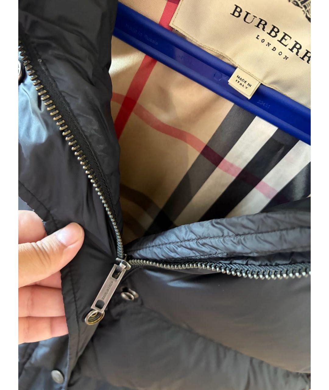 BURBERRY Черный жилет, фото 4