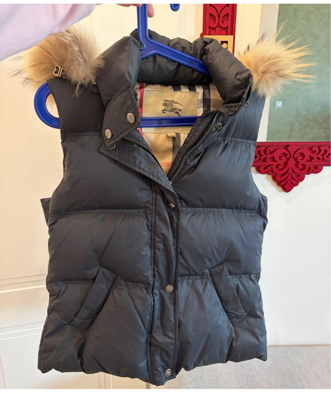 BURBERRY Черный жилет, фото 3