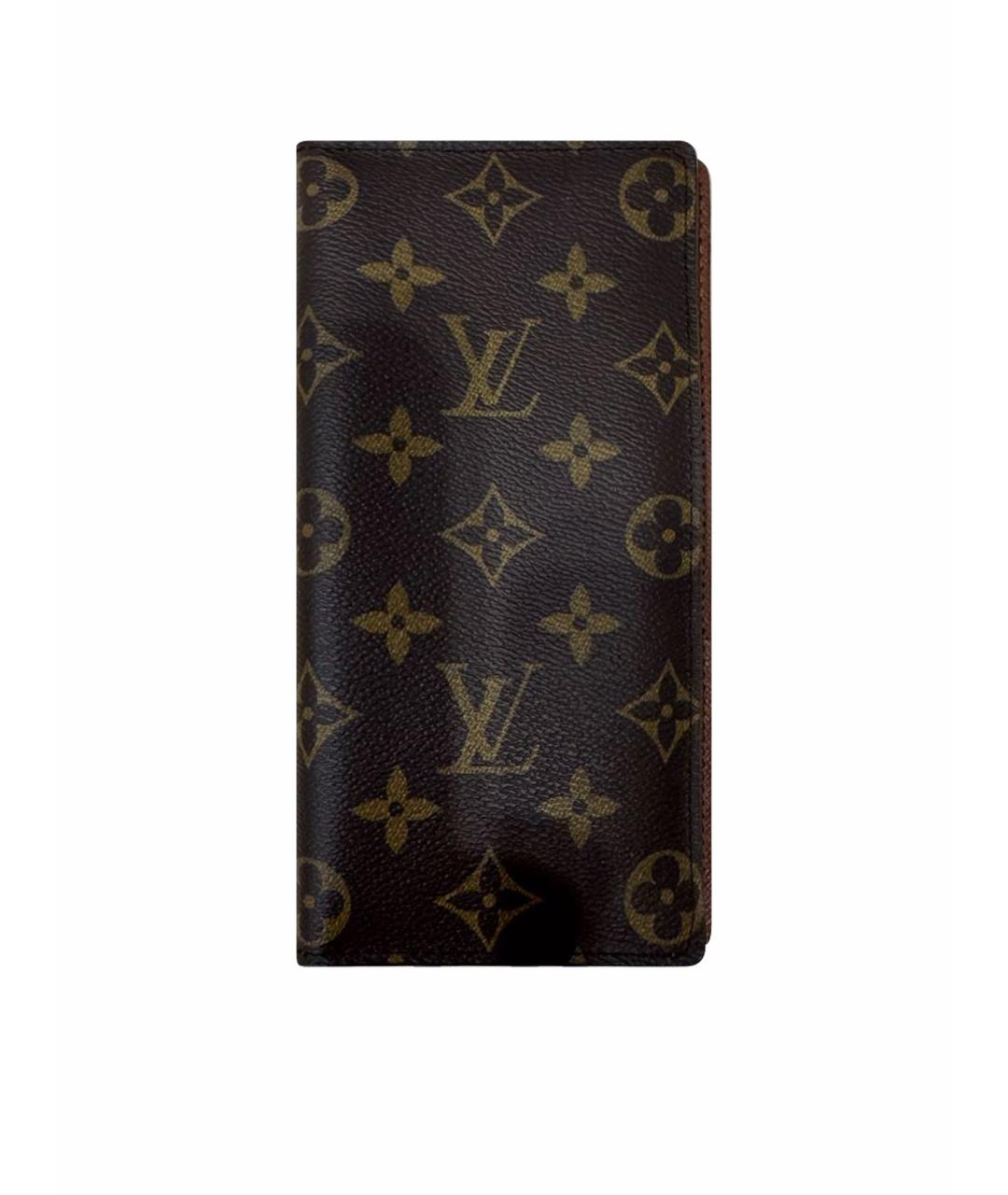 LOUIS VUITTON Коричневый кошелек из искусственной кожи, фото 1