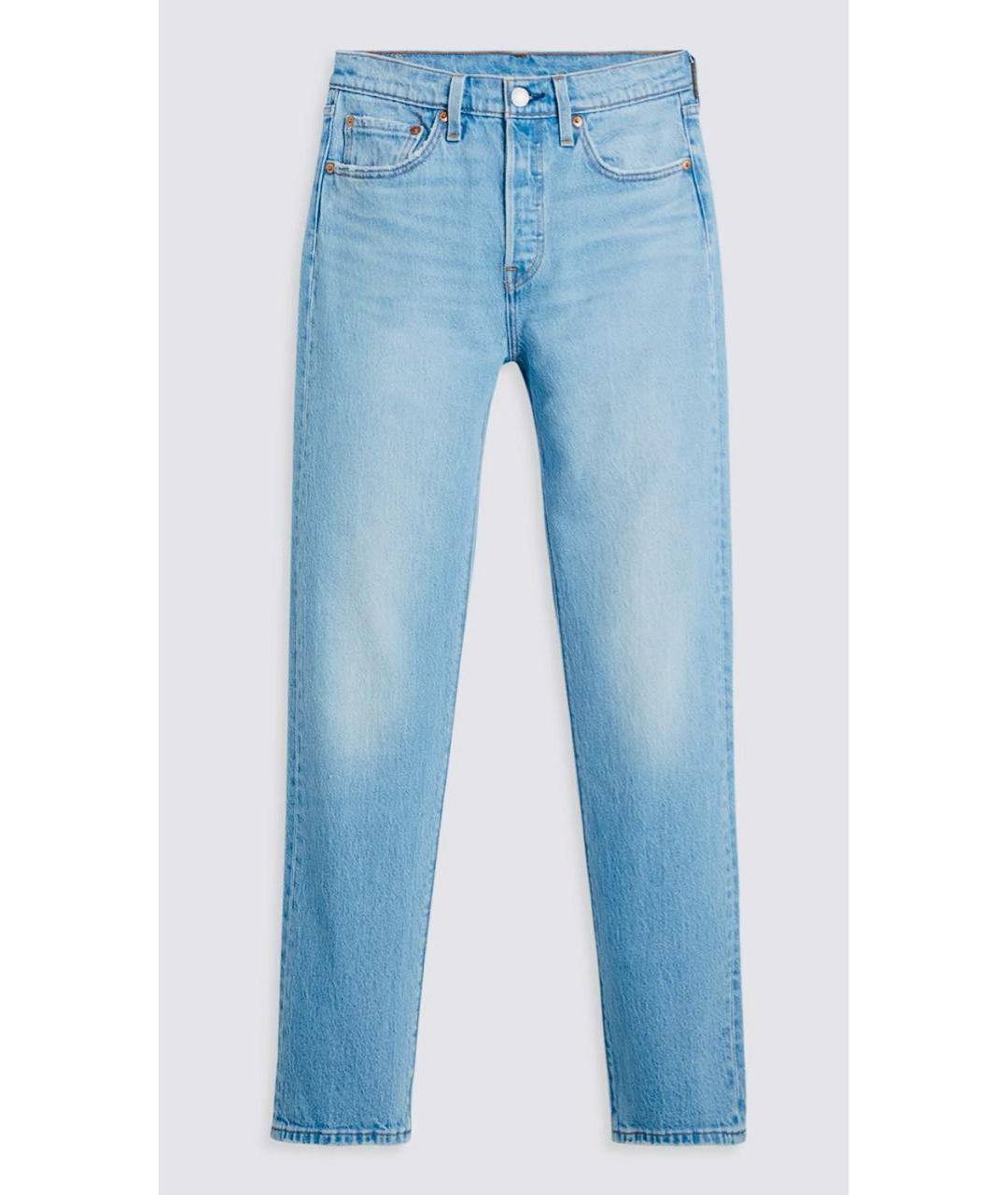 LEVI'S Голубые хлопковые прямые джинсы, фото 9