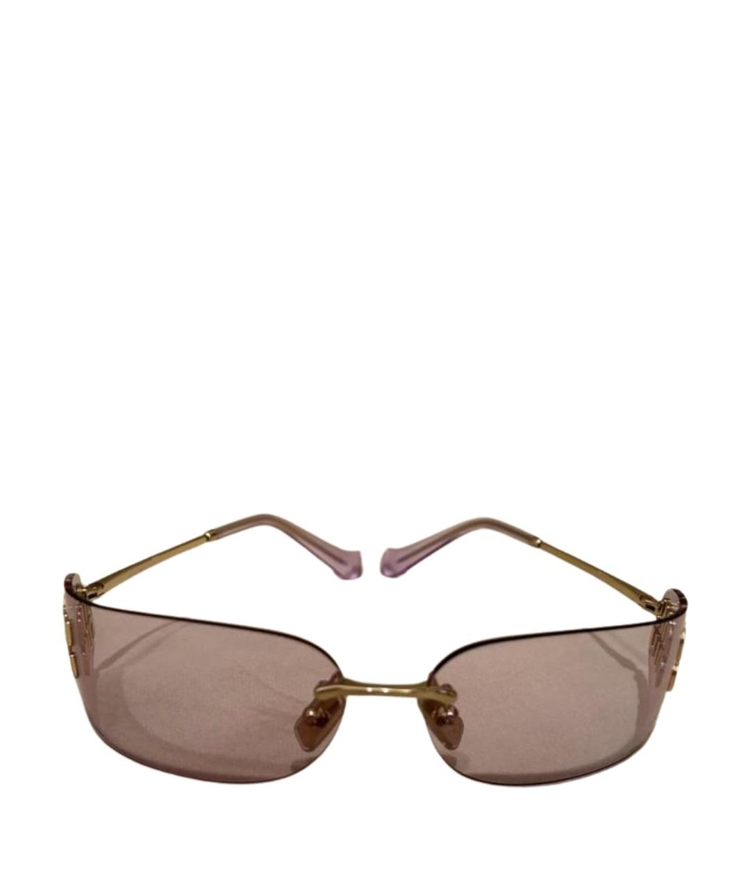 MIU MIU Розовые пластиковые солнцезащитные очки, фото 1