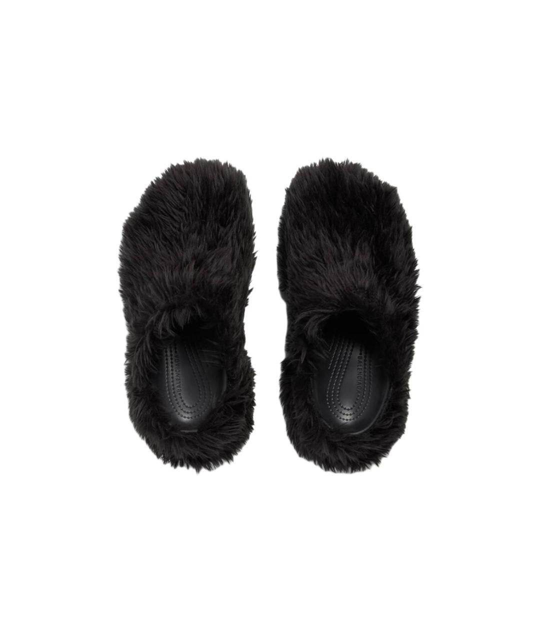 BALENCIAGA Черные сабо, фото 4