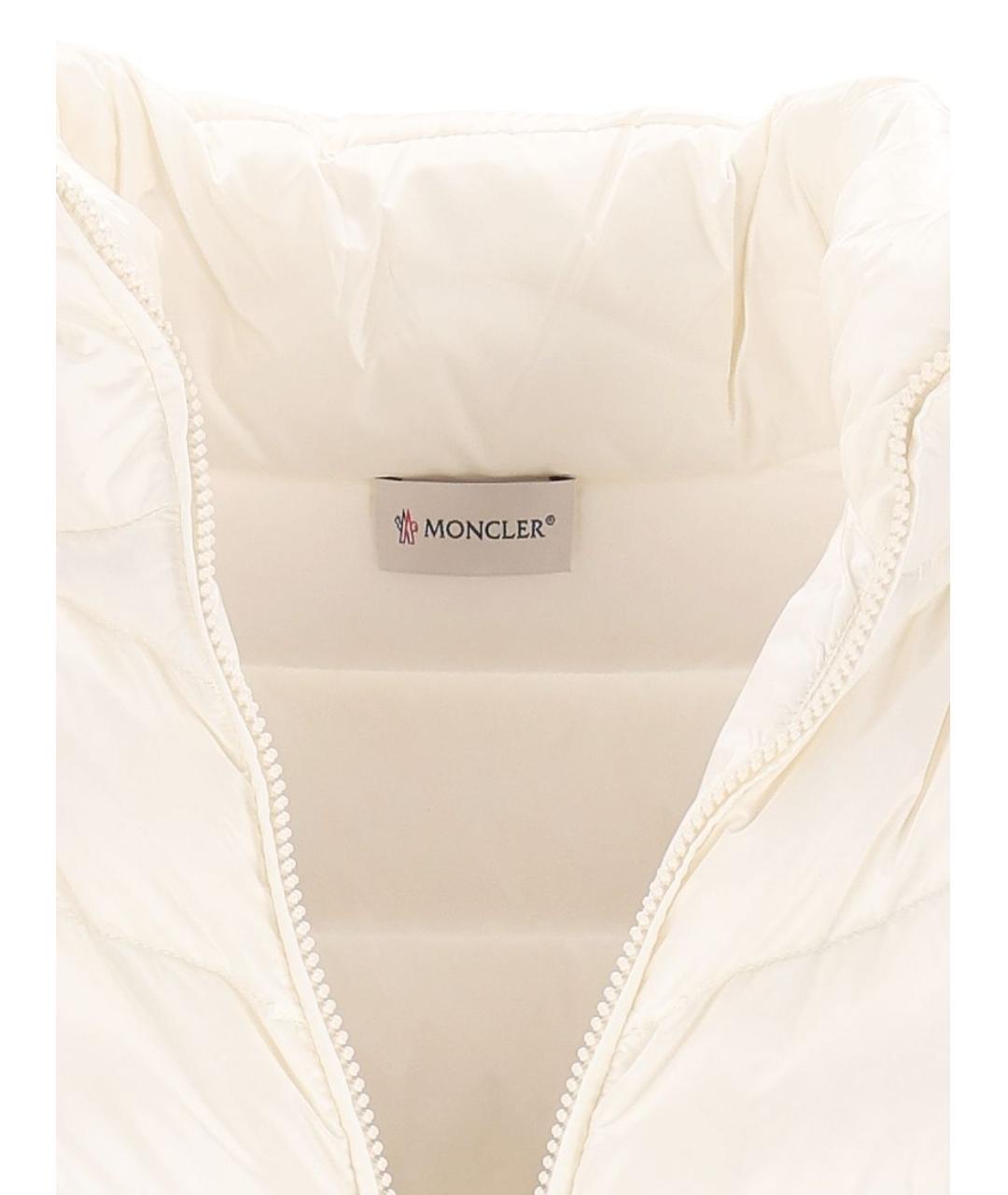 MONCLER Белый шерстяной кардиган, фото 3