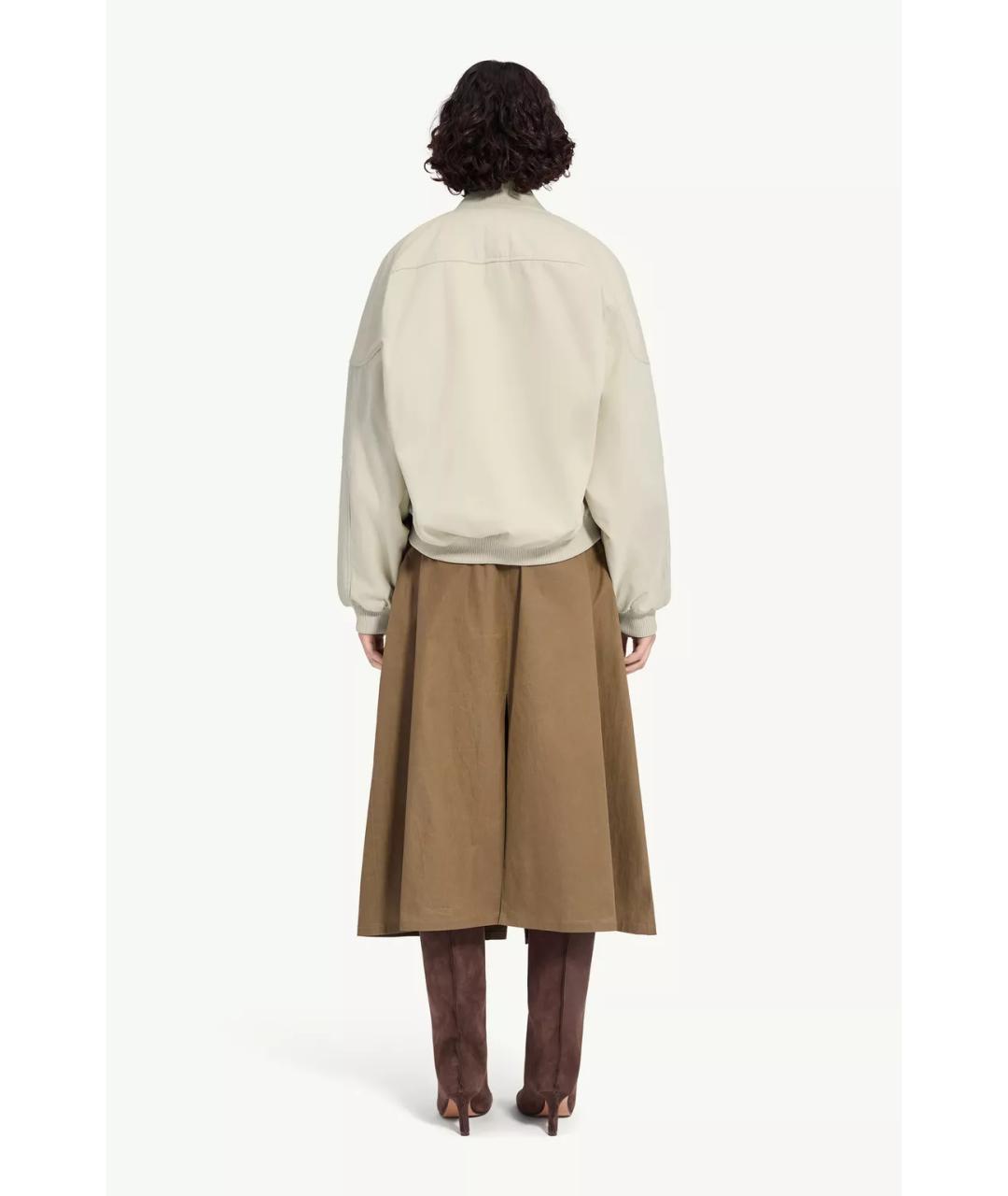 MM6 MAISON MARGIELA Бежевая хлопковая куртка, фото 7