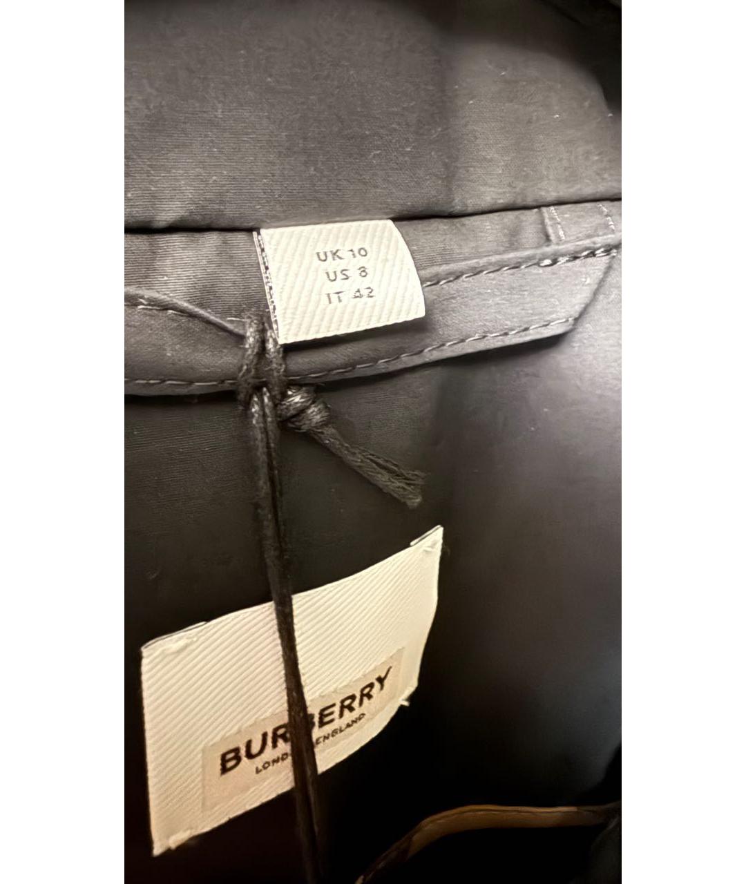 BURBERRY Черный тренч/плащ, фото 7