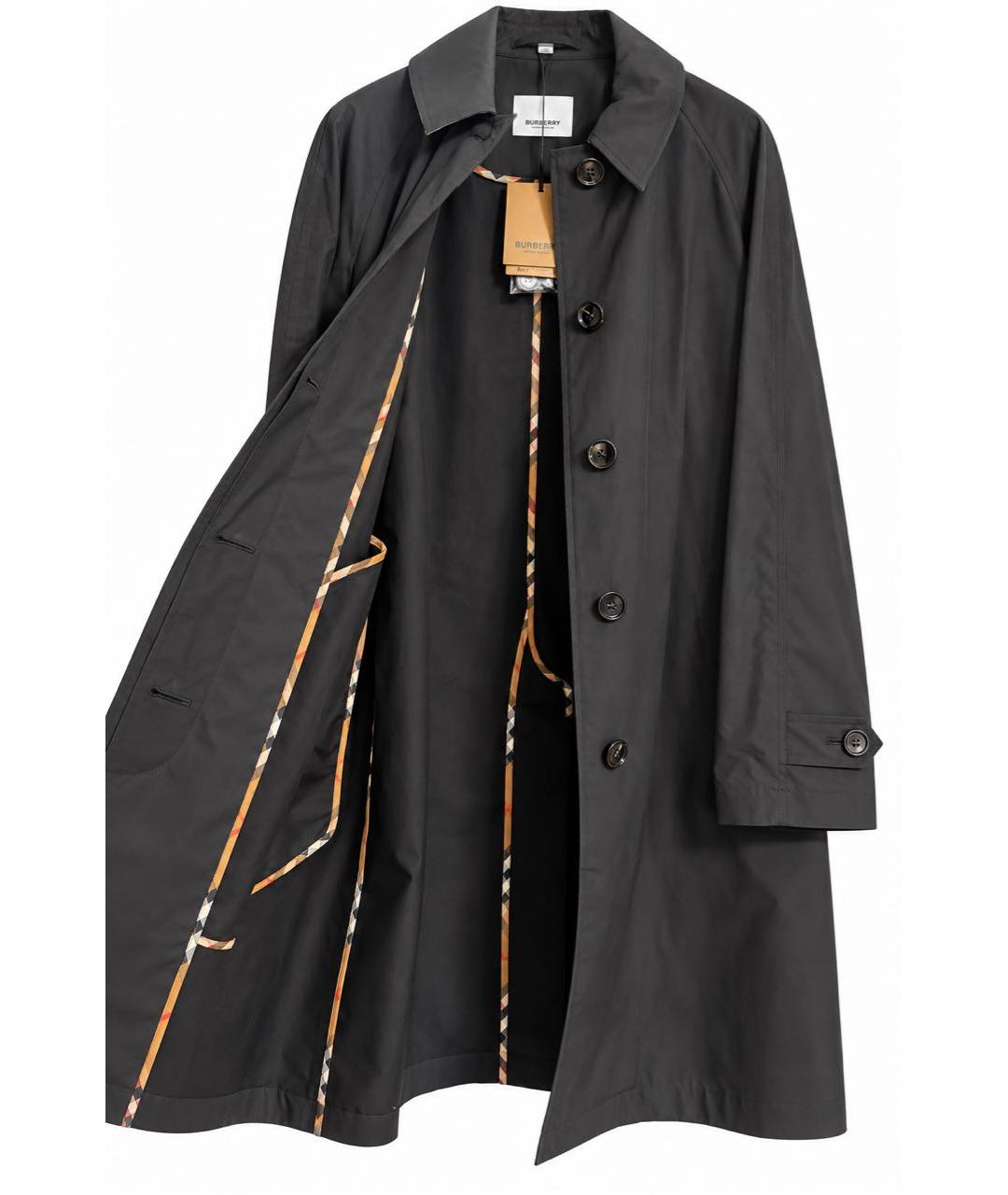 BURBERRY Черный тренч/плащ, фото 2
