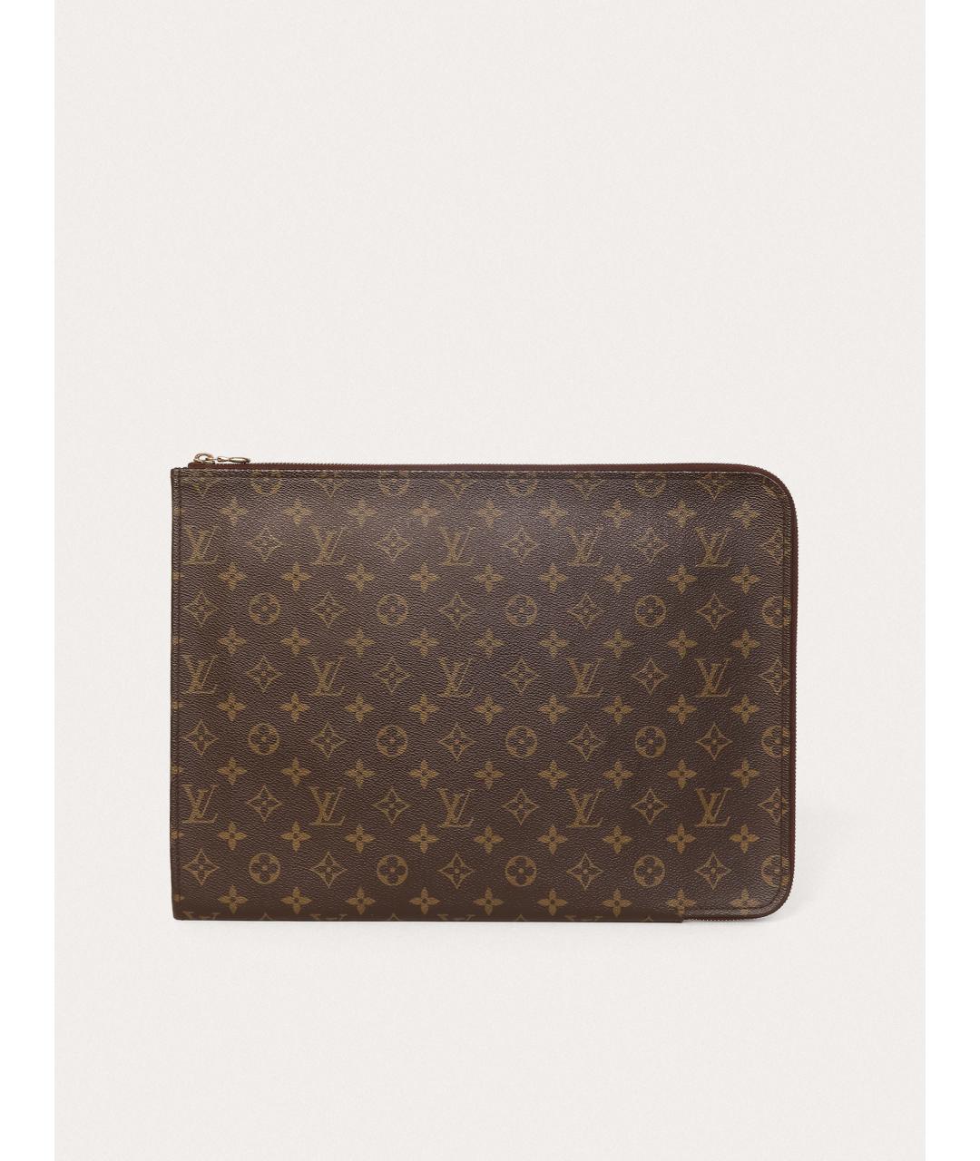 LOUIS VUITTON Коричневая папка для документов, фото 7
