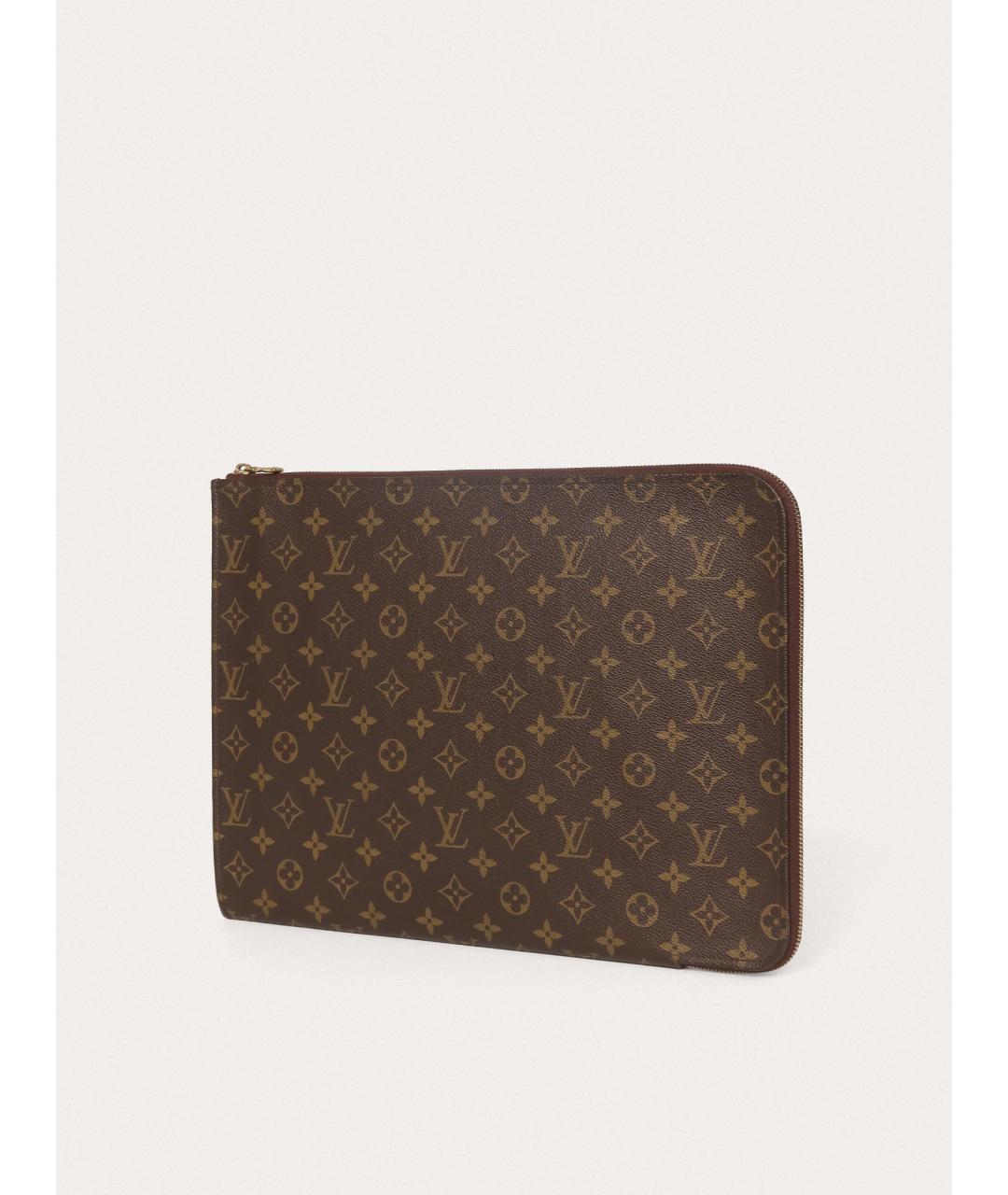 LOUIS VUITTON Коричневая папка для документов, фото 2