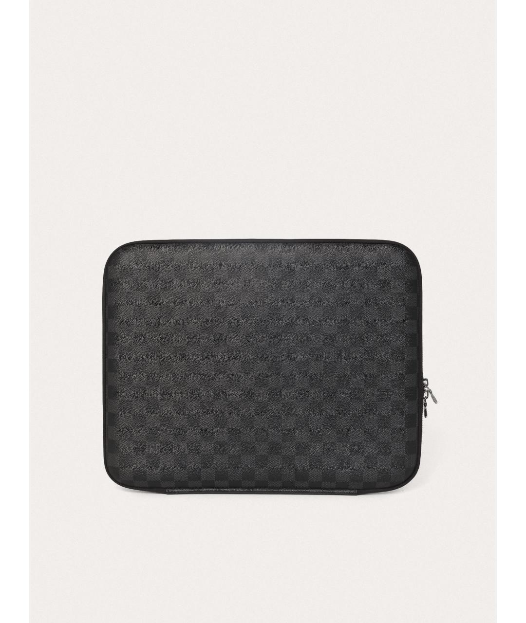 LOUIS VUITTON Черная папка для документов, фото 3