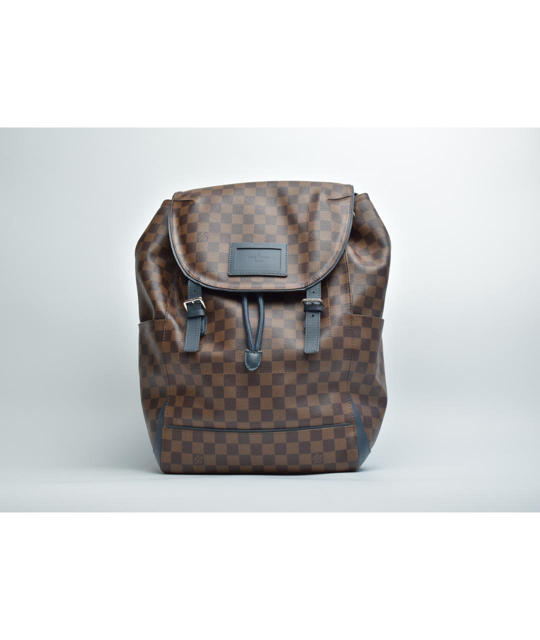 LOUIS VUITTON Коричневый рюкзак из канвы, фото 7