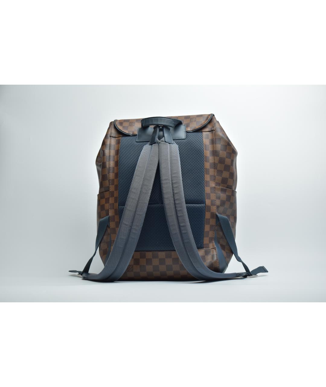 LOUIS VUITTON Коричневый рюкзак из канвы, фото 3