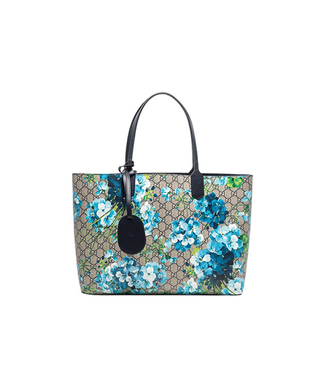 GUCCI Бежевая сумка через плечо из канвы, фото 6