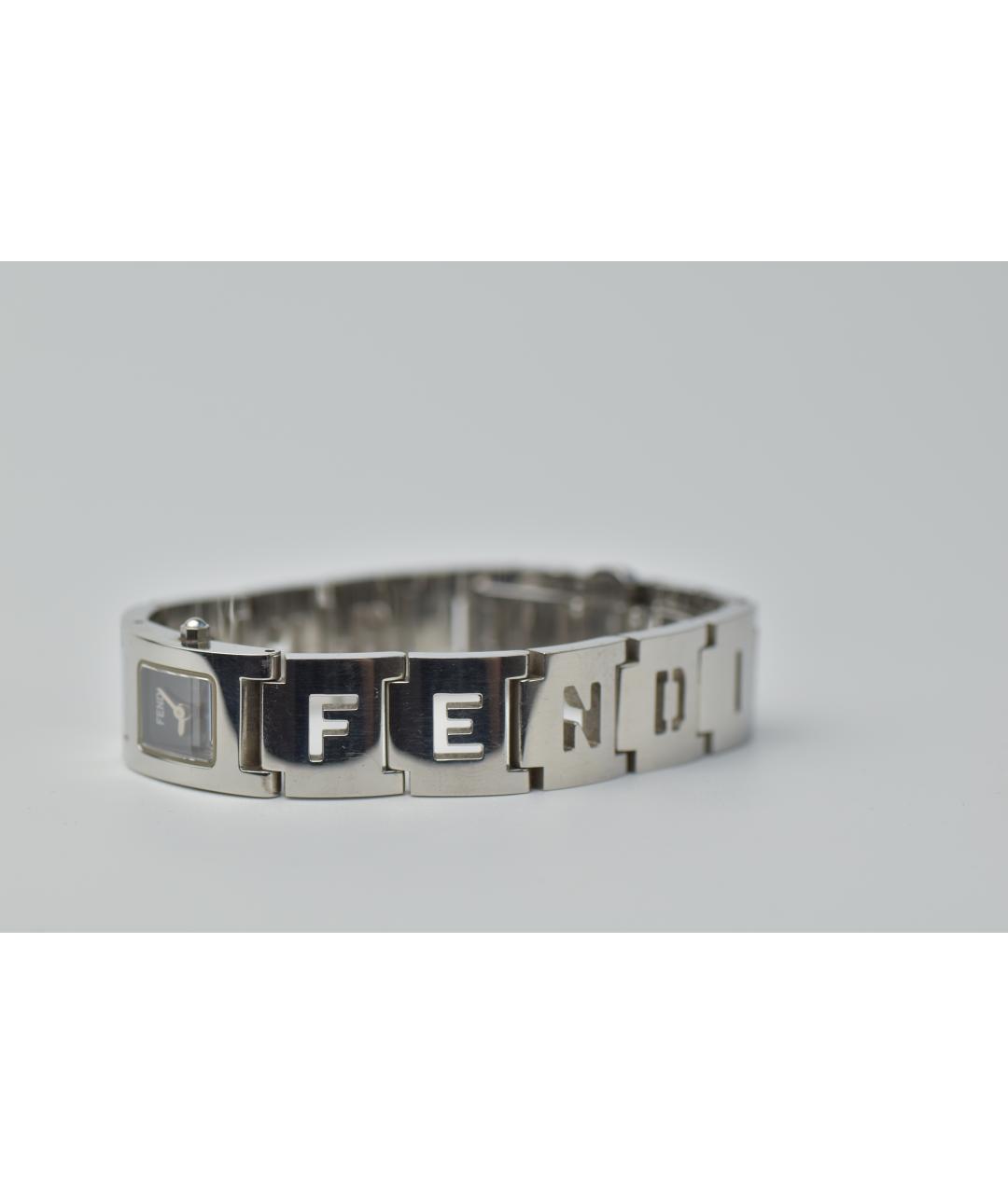 FENDI Серебряные часы, фото 3