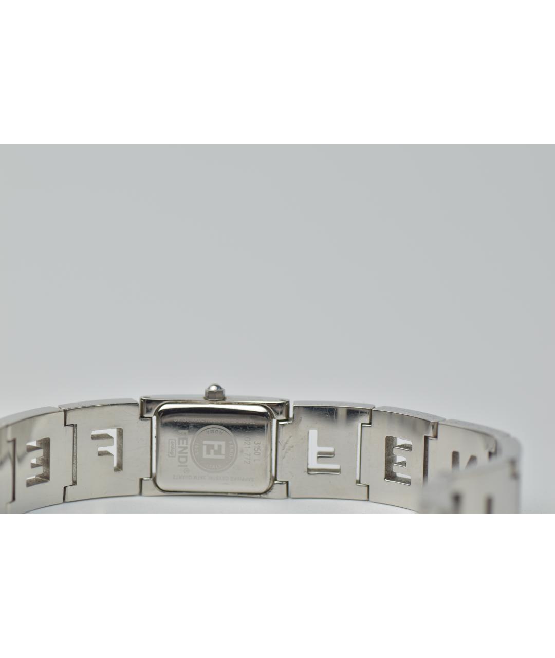FENDI Серебряные часы, фото 8