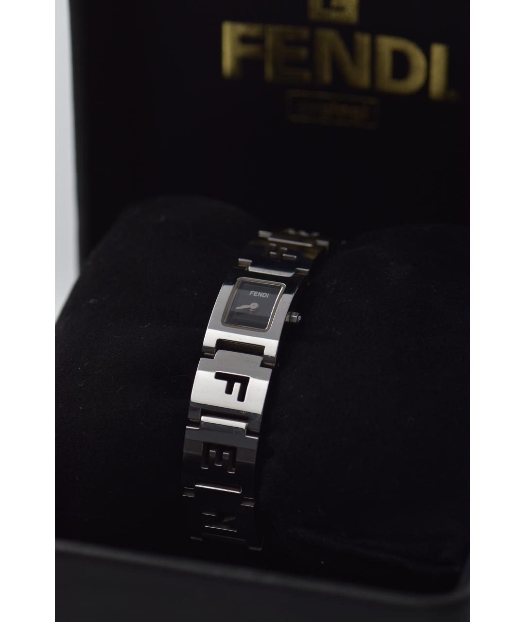 FENDI Серебряные часы, фото 4