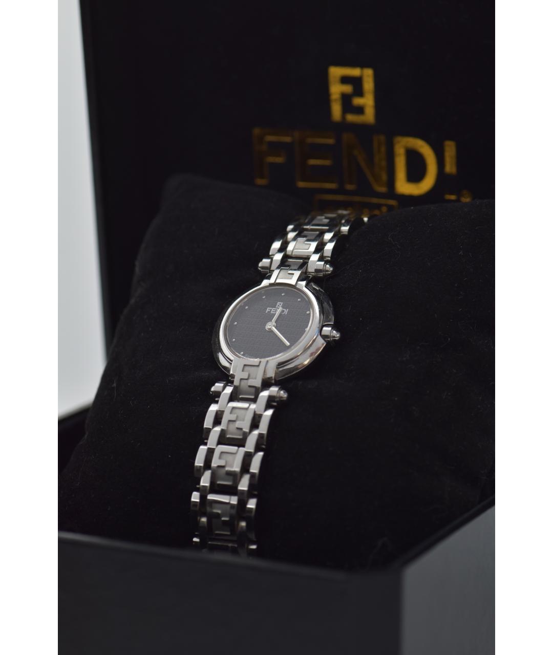 FENDI Серебряные часы, фото 4