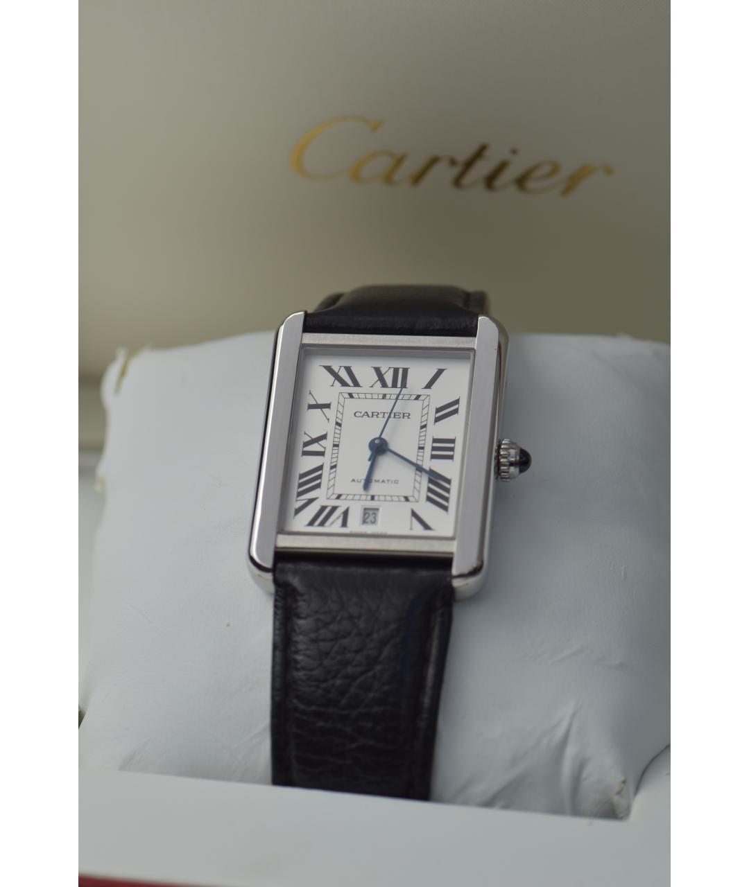 CARTIER Серебряные часы, фото 4