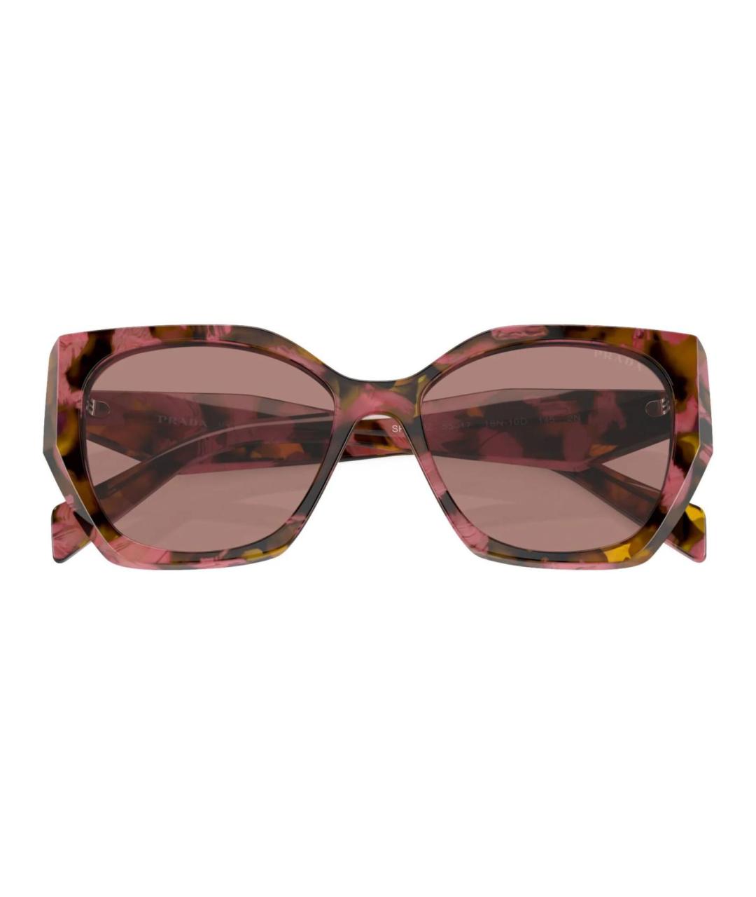 PRADA Фиолетовые пластиковые солнцезащитные очки, фото 3