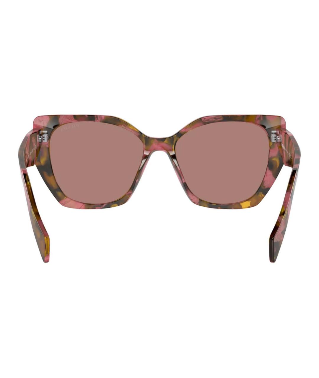 PRADA Фиолетовые пластиковые солнцезащитные очки, фото 4