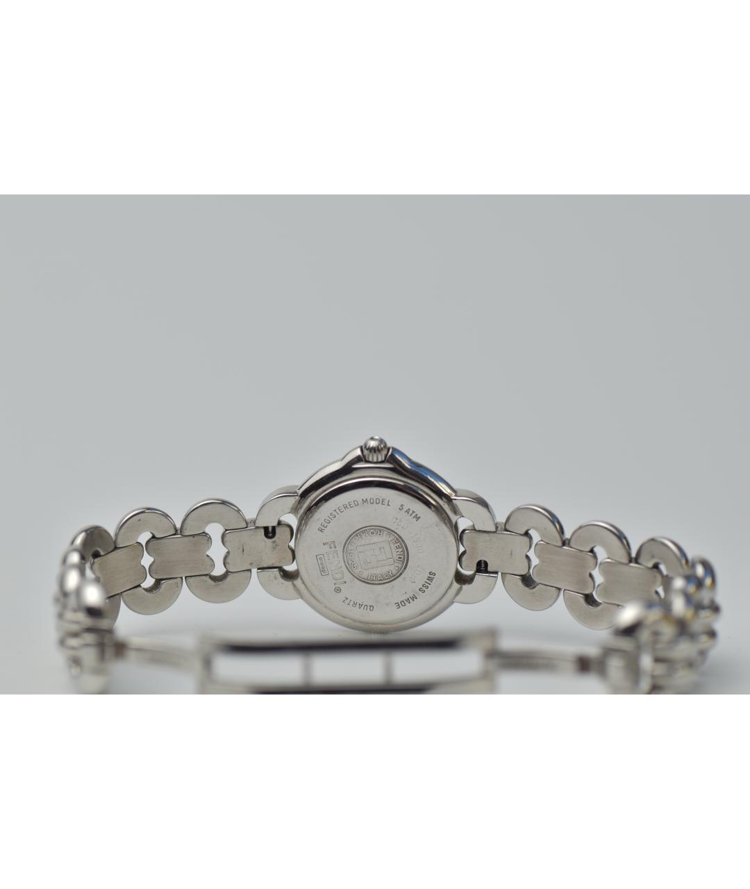FENDI Серебряные часы, фото 6