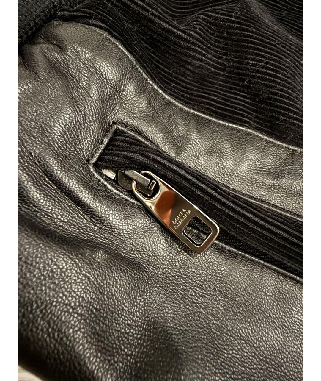 DOLCE&GABBANA Черные хлопковые повседневные брюки, фото 7