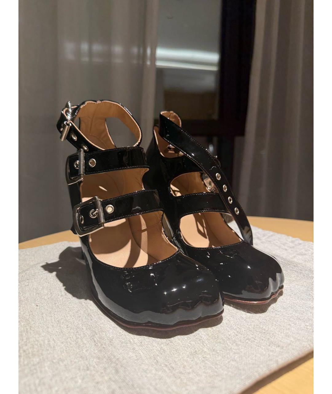 VIVIENNE WESTWOOD Черные туфли из лакированной кожи, фото 3