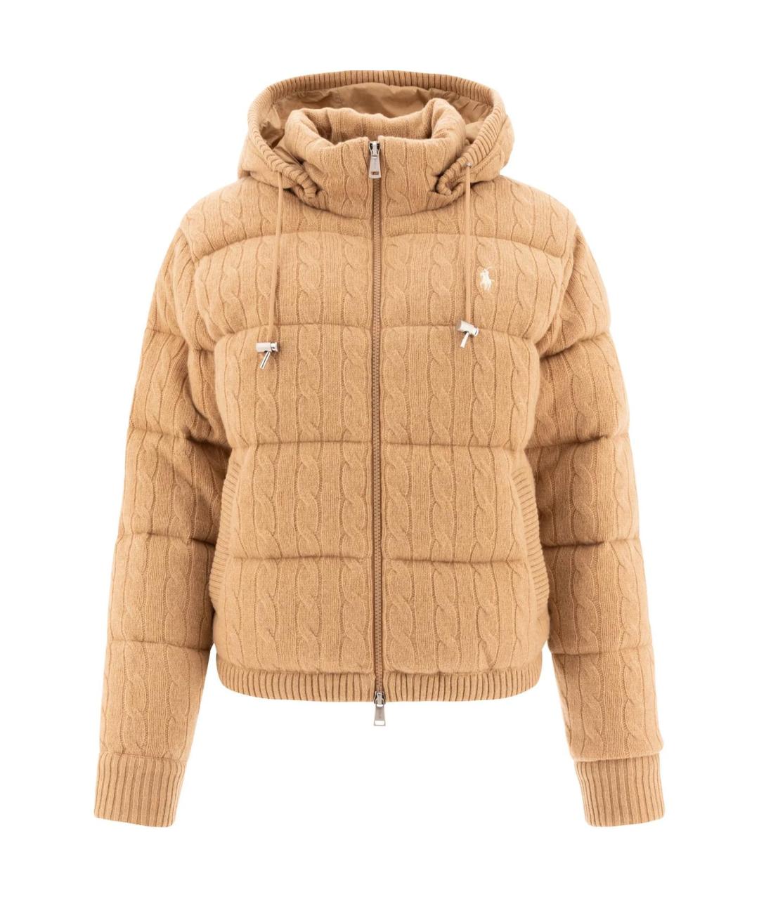 POLO RALPH LAUREN Коричневый пуховик, фото 1