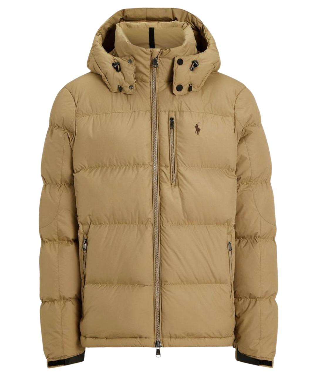 POLO RALPH LAUREN Хаки полиэстеровый пуховик, фото 1