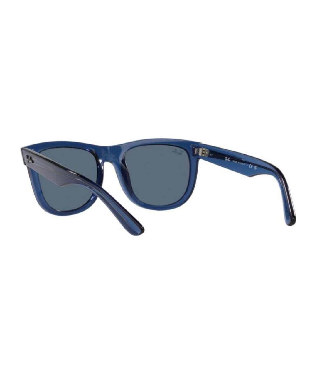 RAY BAN Синие пластиковые солнцезащитные очки, фото 4