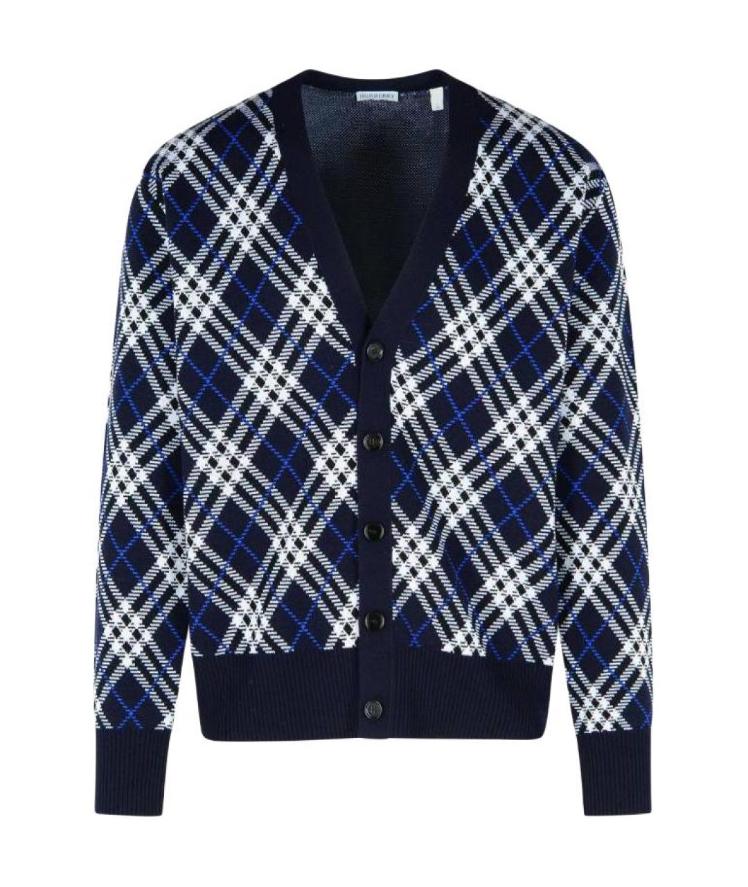 BURBERRY Темно-синий кардиган, фото 1