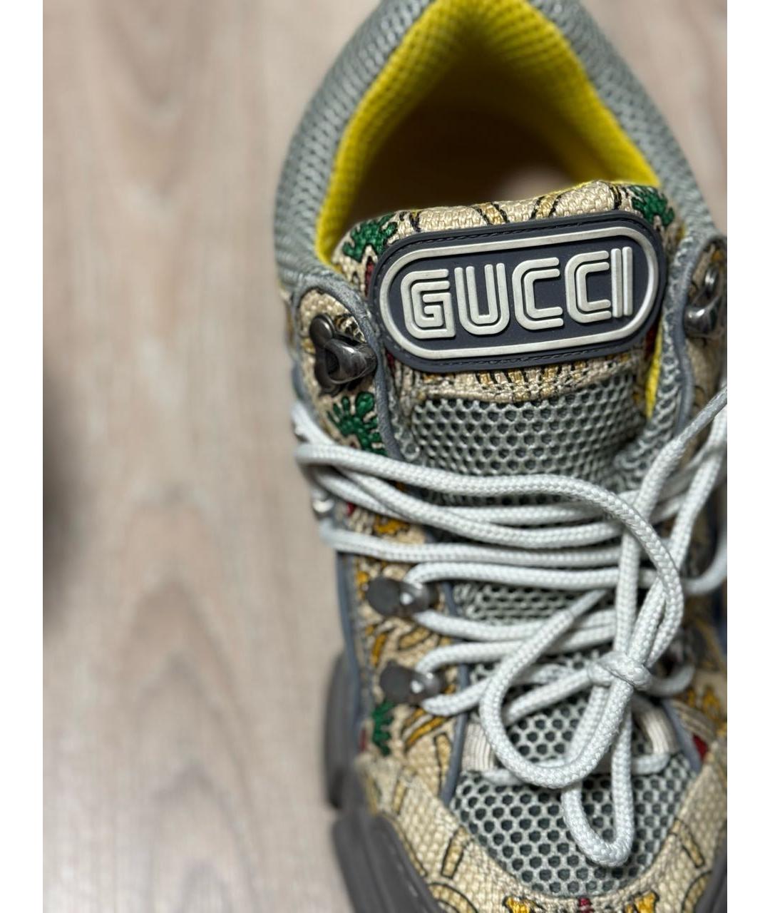 GUCCI Антрацитовые кроссовки, фото 3