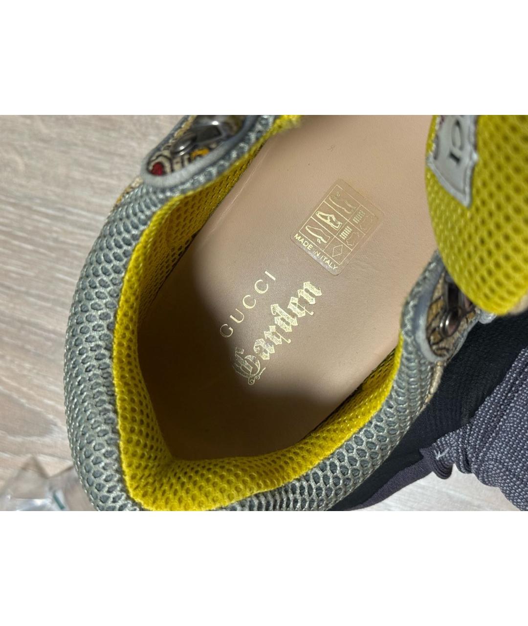 GUCCI Антрацитовые кроссовки, фото 4