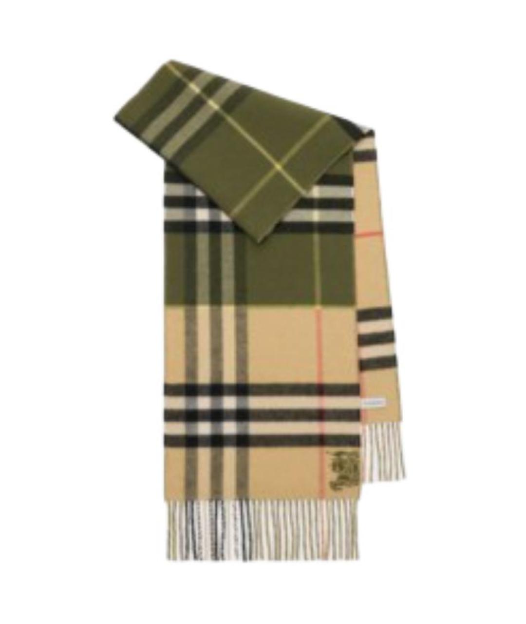 BURBERRY Бежевый кашемировый шарф, фото 2