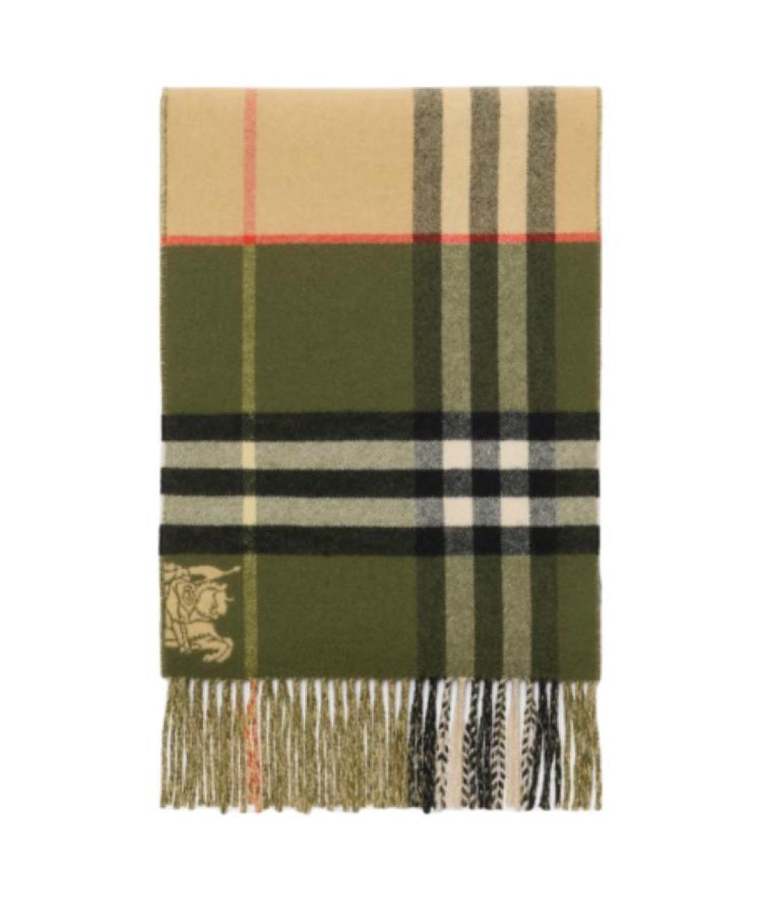 BURBERRY Бежевый кашемировый шарф, фото 1