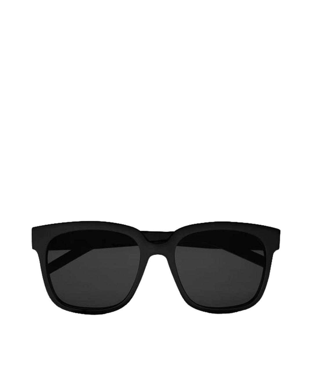 SAINT LAURENT Черные пластиковые солнцезащитные очки, фото 2
