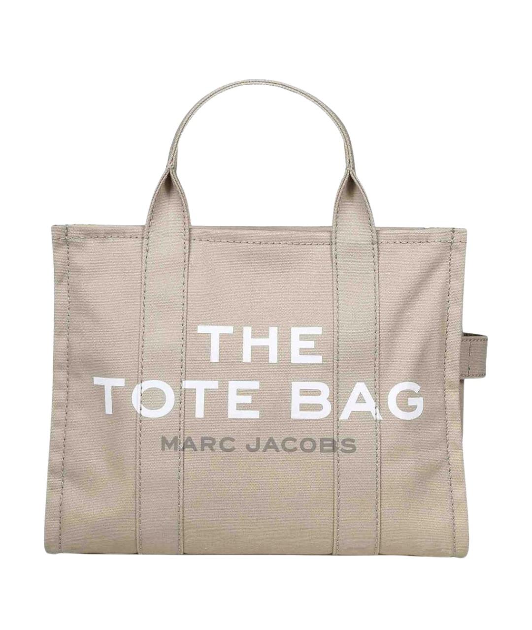 MARC JACOBS Бежевая тканевая сумка тоут, фото 1