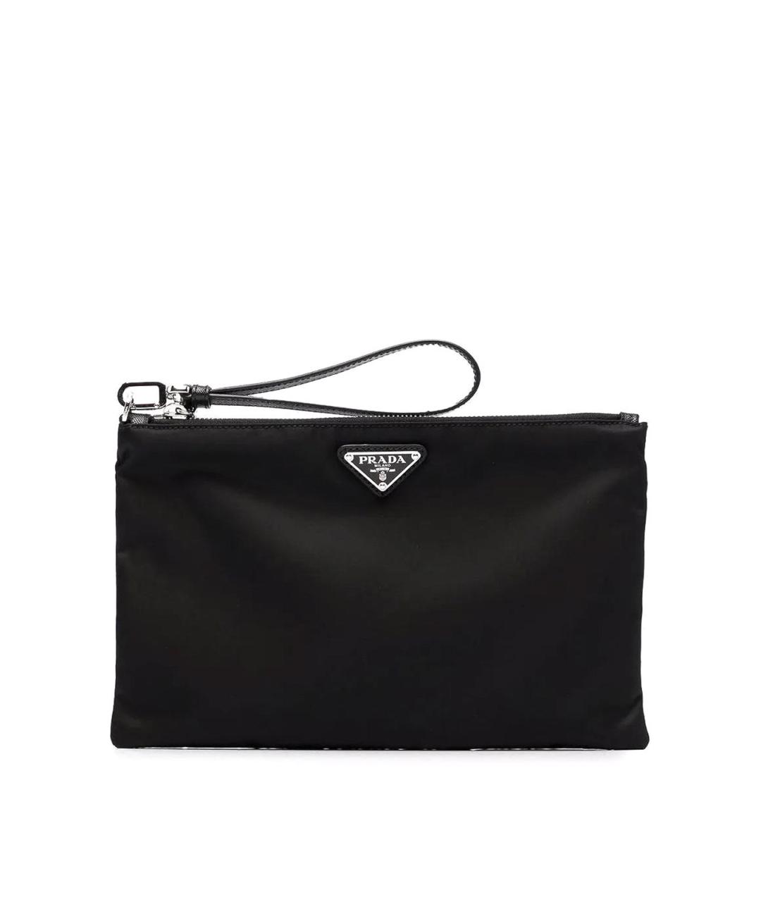 PRADA Черная нейлоновая барсетка, фото 1