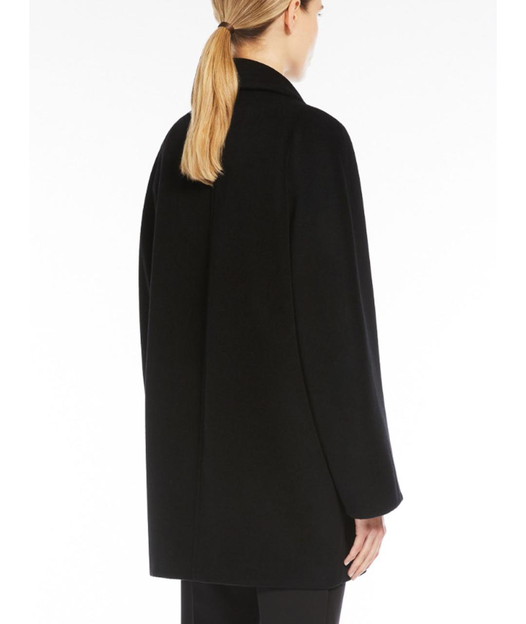 MAX MARA Черное шерстяное пальто, фото 4
