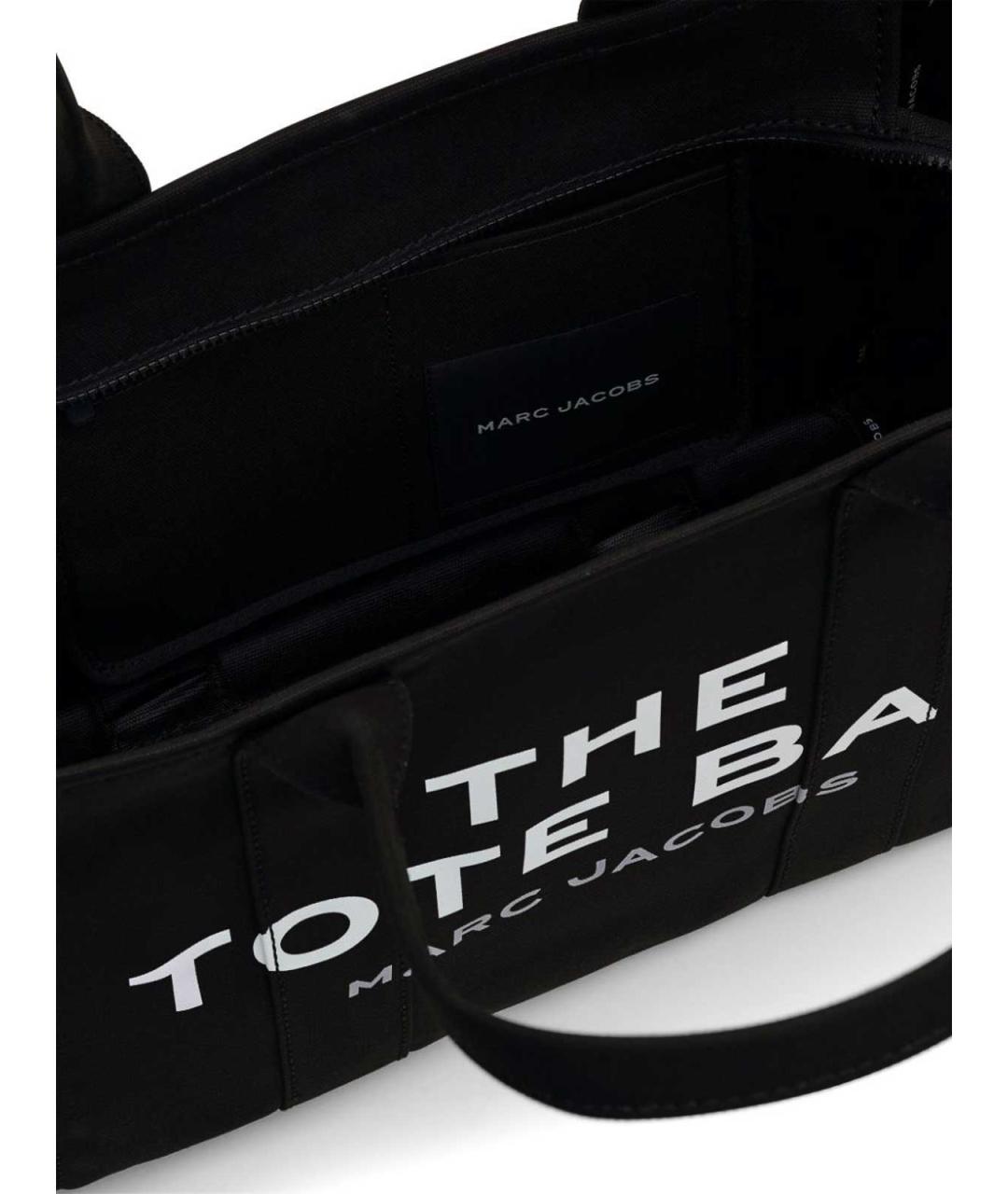 MARC JACOBS Черная тканевая сумка тоут, фото 4