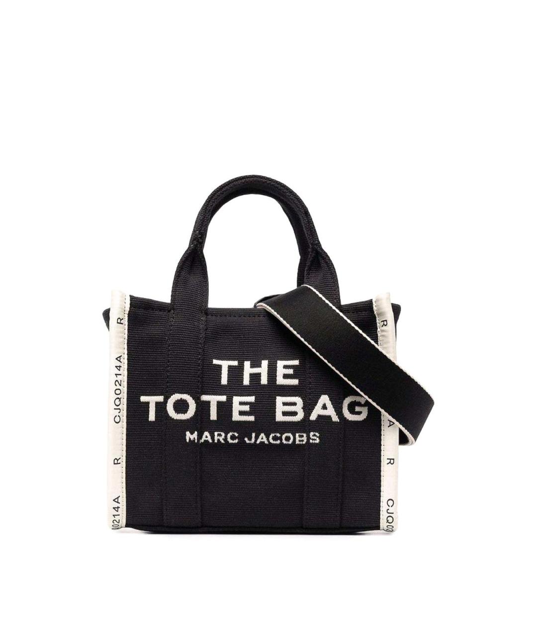MARC JACOBS Черная тканевая сумка тоут, фото 1