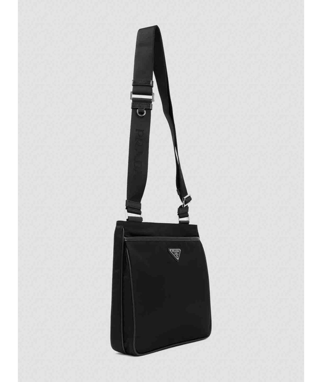 PRADA Черная нейлоновая сумка на плечо, фото 3