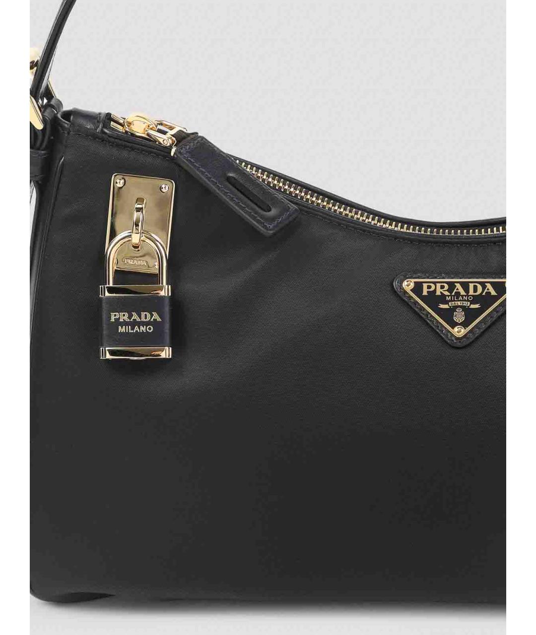 PRADA Черная нейлоновая сумка через плечо, фото 3