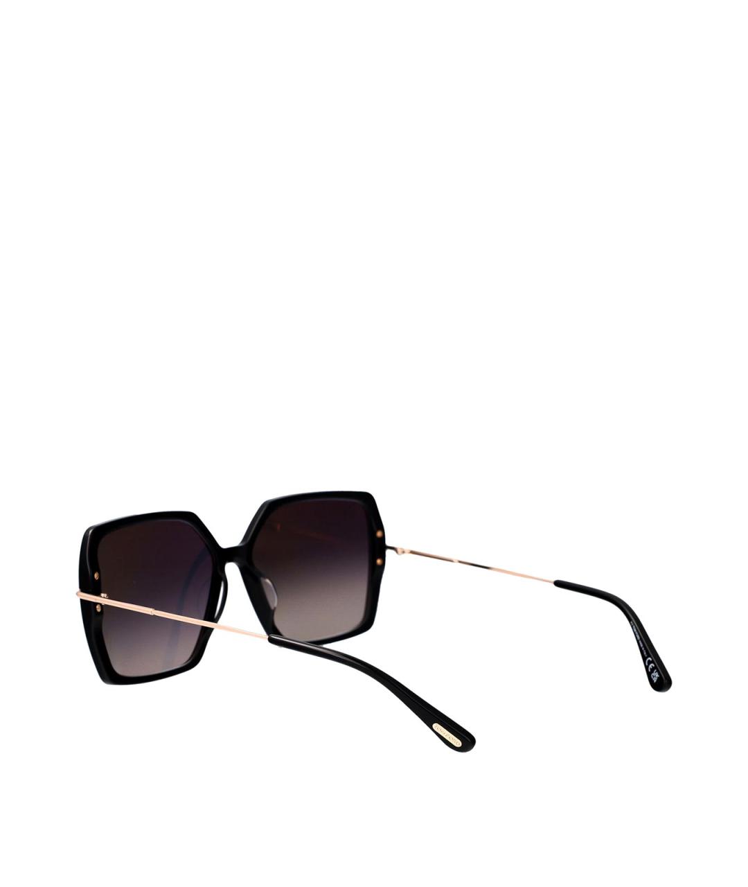 TOM FORD Черные солнцезащитные очки, фото 4