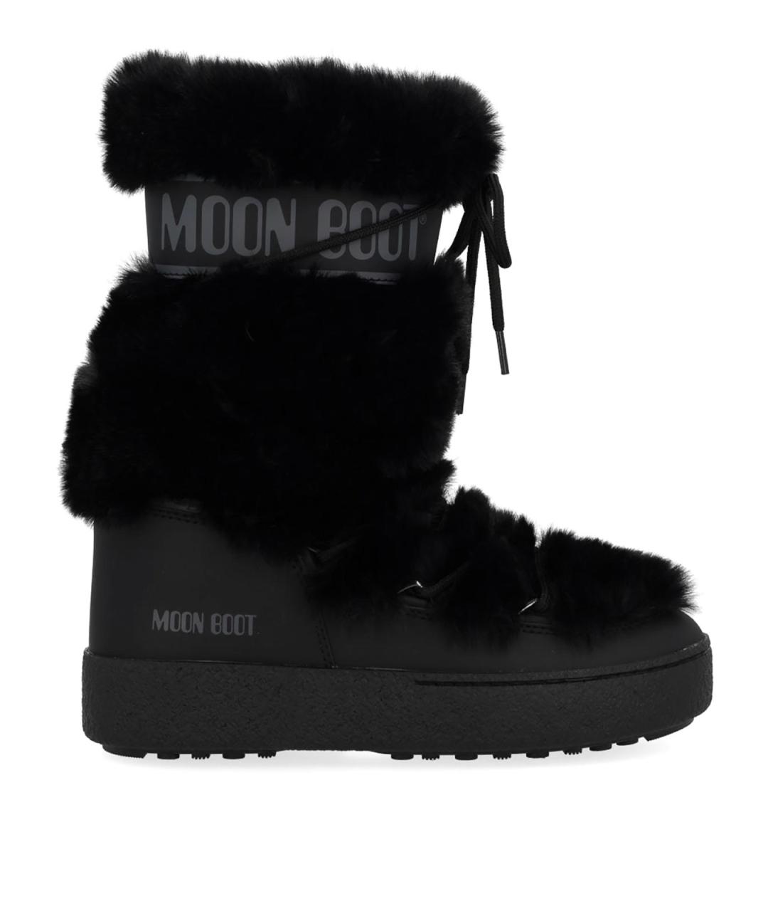 MOON BOOT Черные ботинки, фото 1