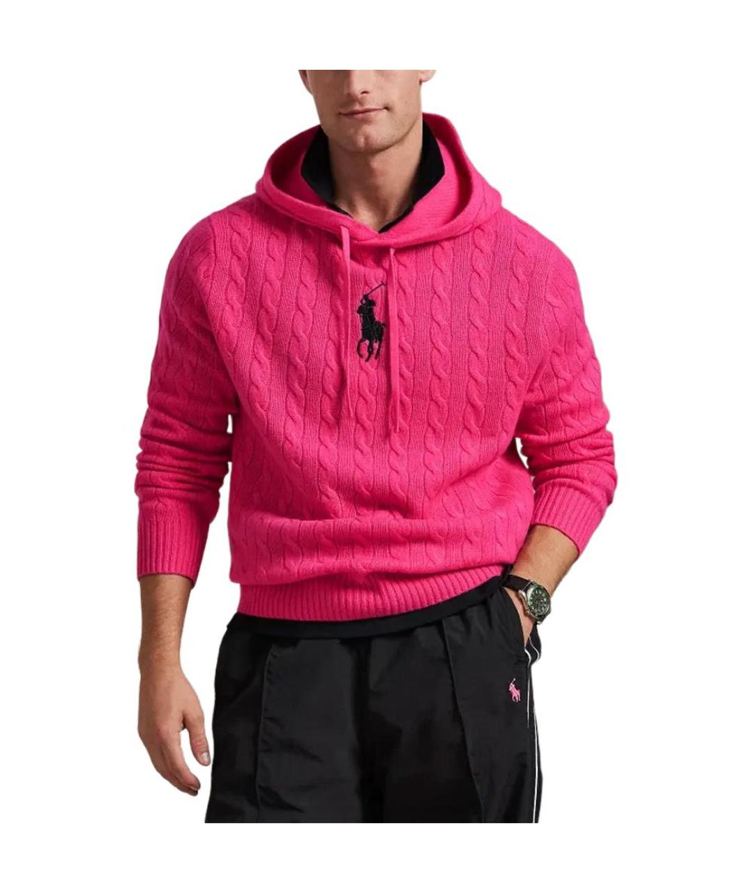 POLO RALPH LAUREN Розовый джемпер / свитер, фото 2
