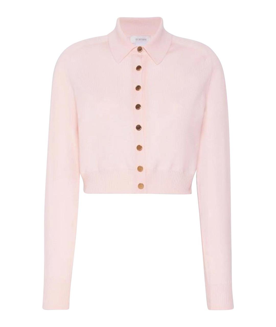 SPORTMAX Розовый шерстяной кардиган, фото 1