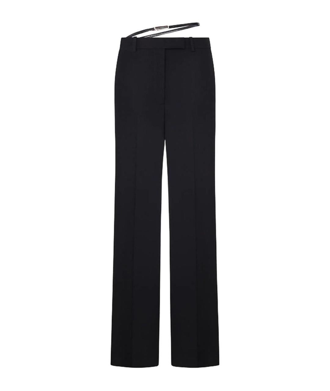 TOM FORD Черные шерстяные прямые брюки, фото 3