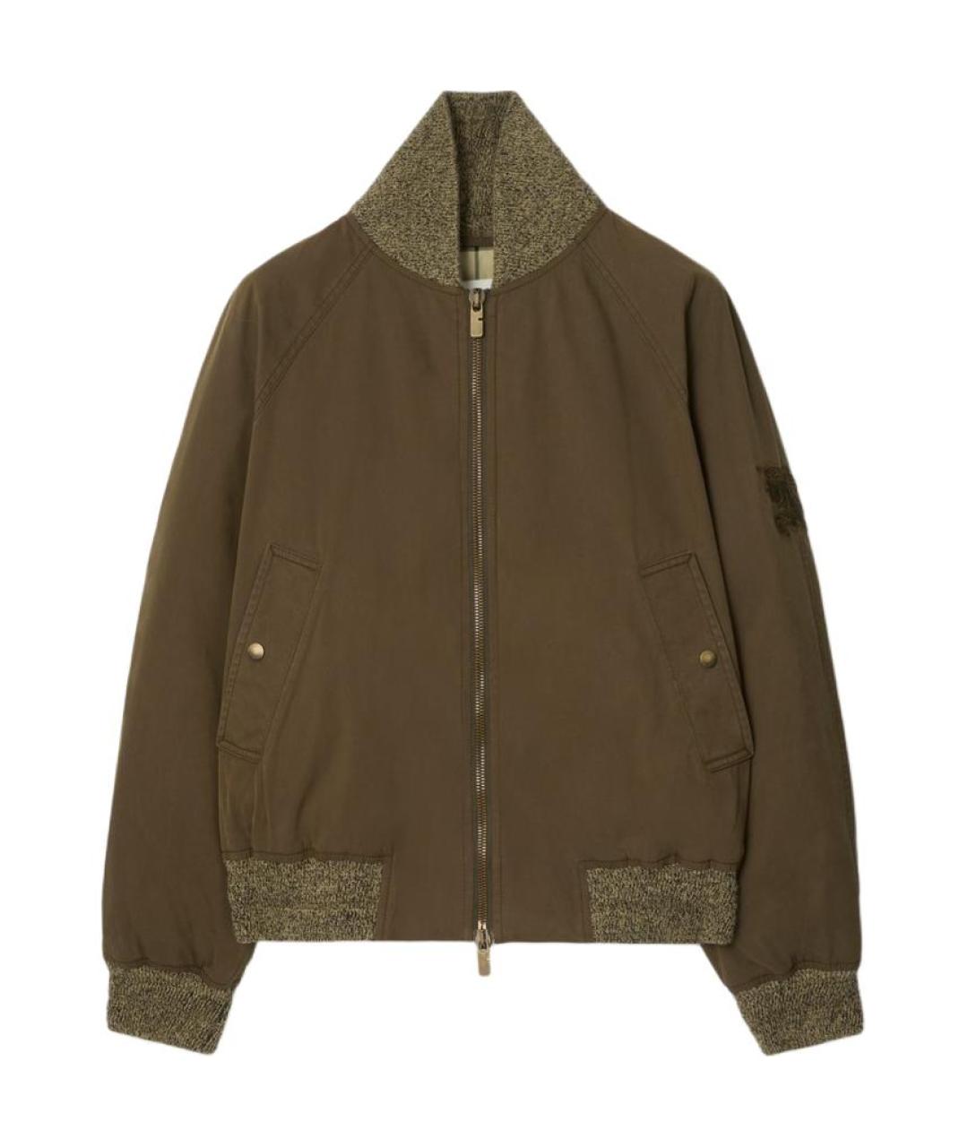 BURBERRY Коричневый пуховик, фото 1
