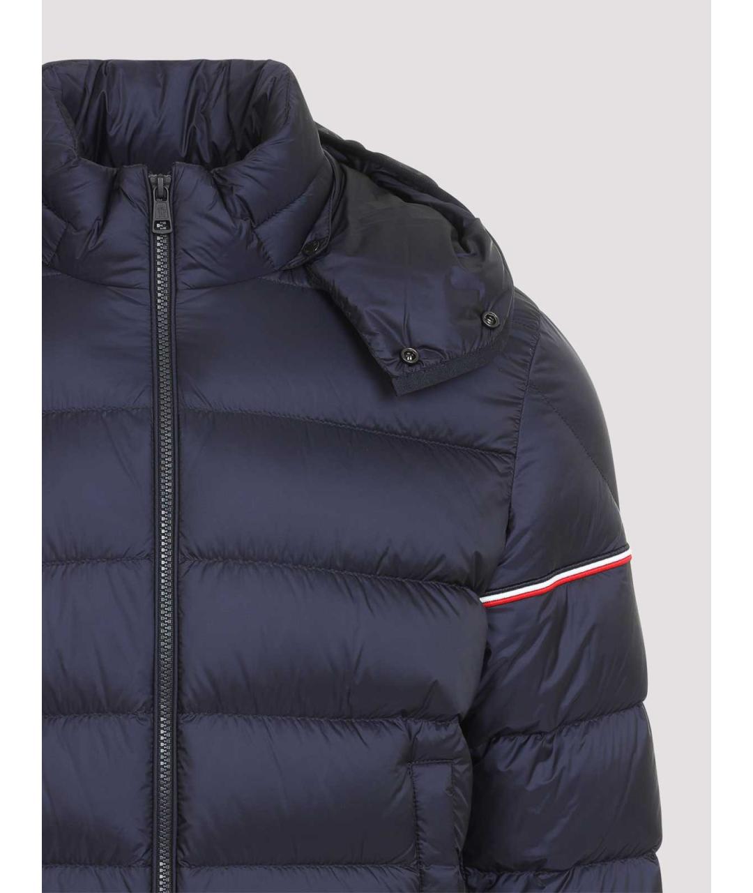MONCLER Синяя полиамидовая куртка, фото 3